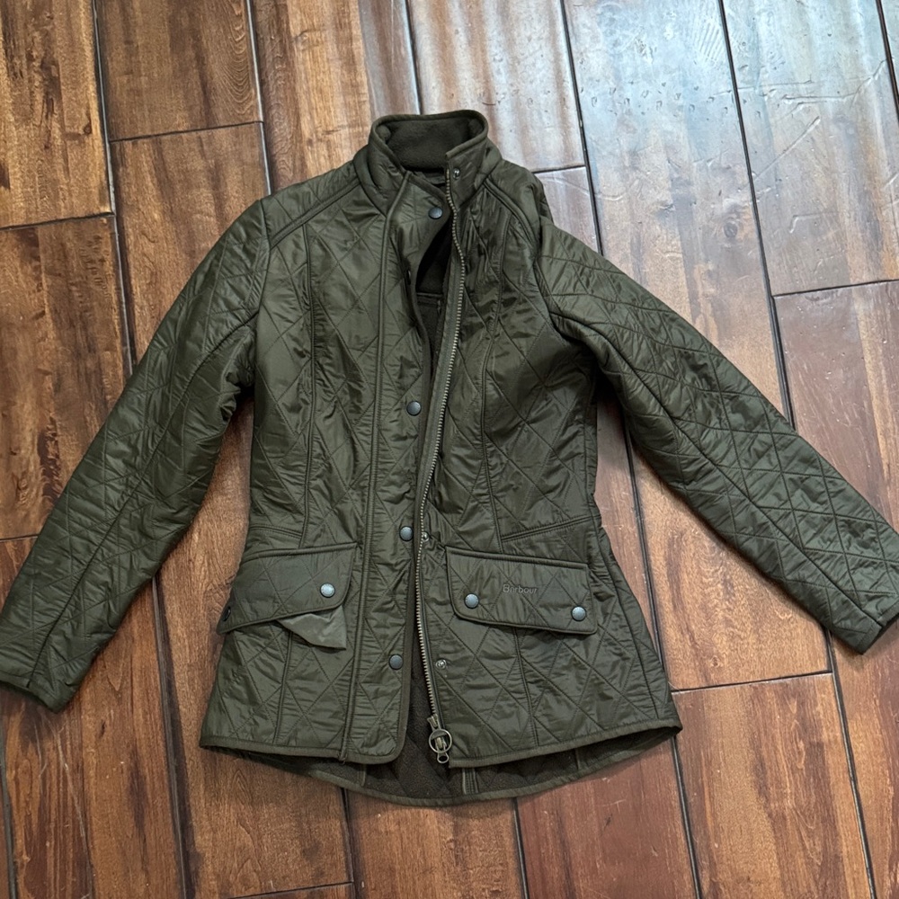 Barbour Women's Quilted Jacket - Olive Green